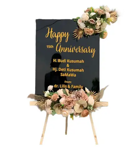 Papan Bunga Akrilik Aboy