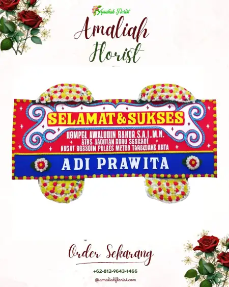 Papan Bunga Ucapan Selamat Aboy